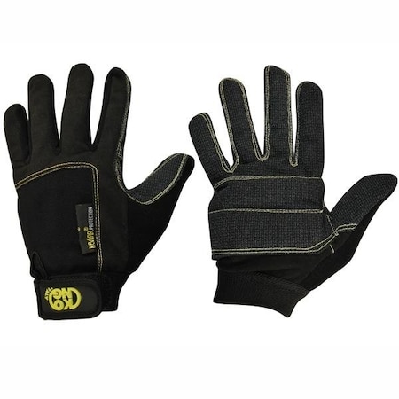 Kong Usa Mechanics Gloves, Leather Palm, L, Black 95203NNN6KK